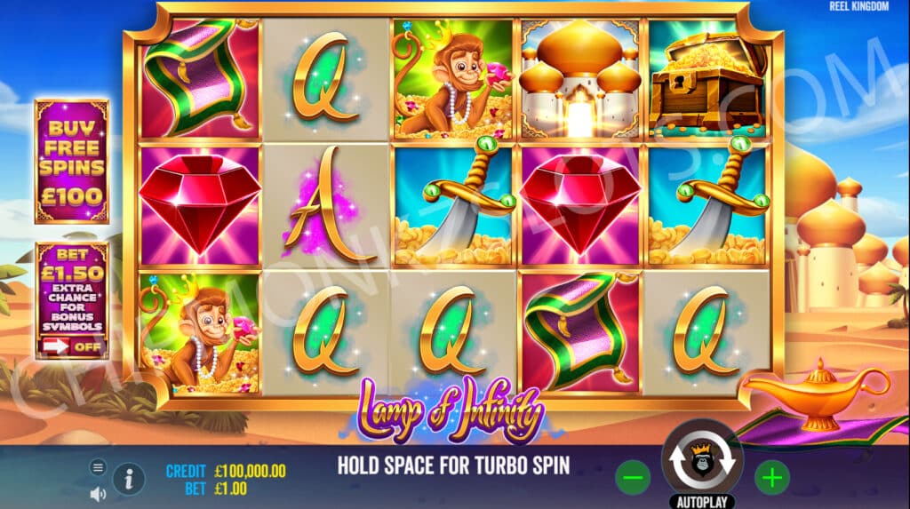 Lamp Of Infinity Reel Kingdom casino slots bonus multiplier cascade pragmatic play