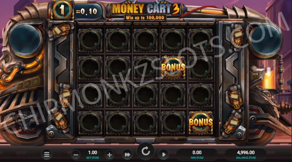 Money Cart 3 Slots Casino Bonus Volatile Relax Gaming