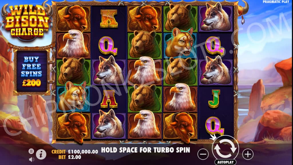 Wild Bison Charge Pragmatic Play Bonus Buy Free Spins Multiplier High Volatility Sticky Wild