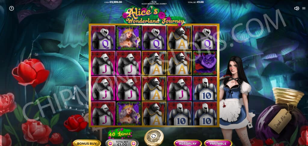 Alice's Wonderland Journey Slot Casino Online Volatile