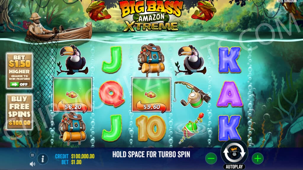 Big Bass Amazon Xtreme Pragmatic Play Slot Review Online Slots Casino Bonus Volatile