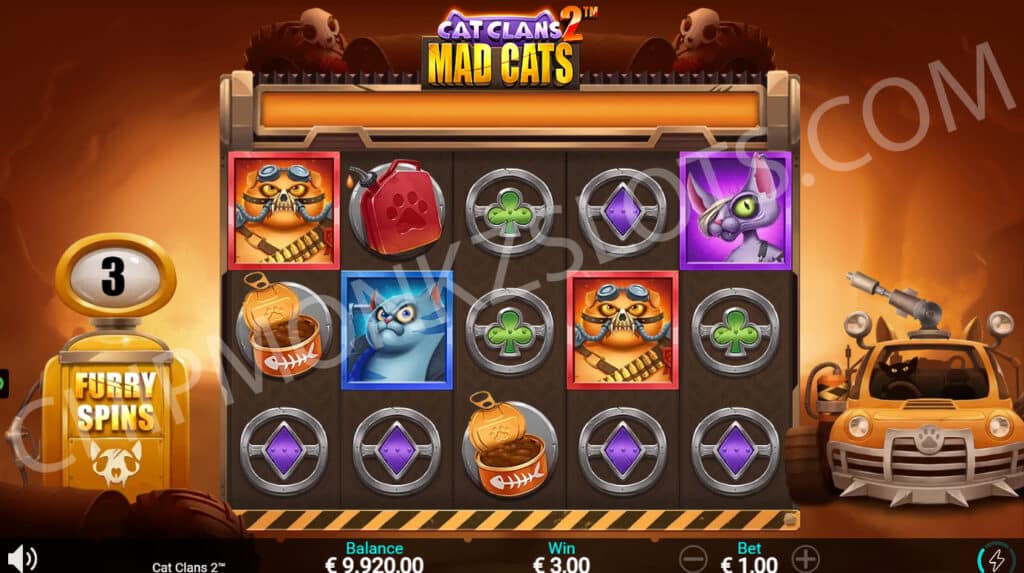 Cat Clans 2 Mad Cats Snowborn Slot Review Online Slots Casino Bonus Buy Volatile