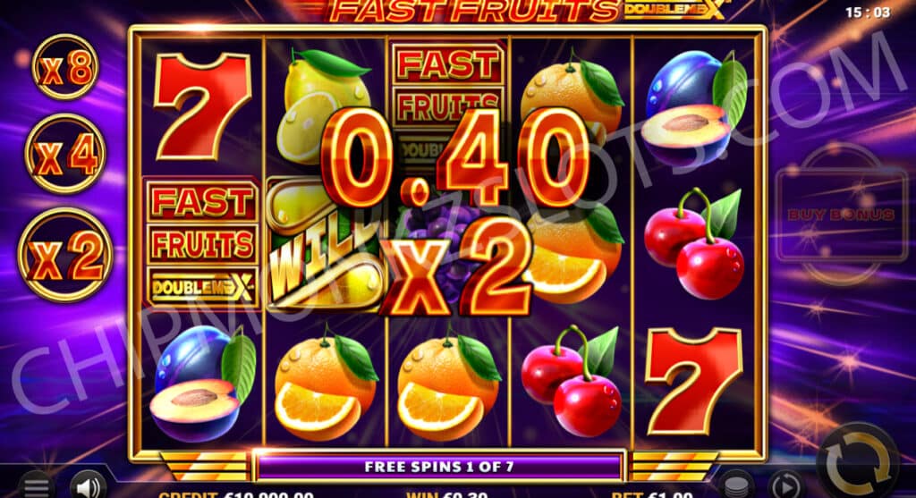 Fast Fruits Doublemax Reflex Gaming Slot Review Online Slots Casino Bonus Buy Volatile