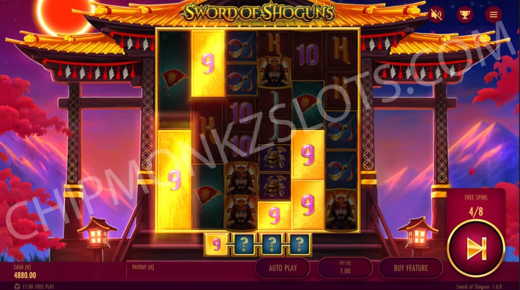 Sword Of Shoguns Thunderkick Slot Review Volatile Online Slots Bonus Buy