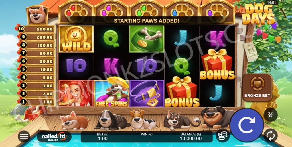 Nailed It! Games Q&A Chipmonkz Slots Dog Days Bonus Exclusive