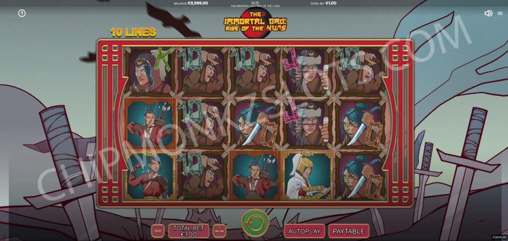 Immortal Dao: Rise of the Huns Arcadem Slot Review Online Slots Casino Bonus 