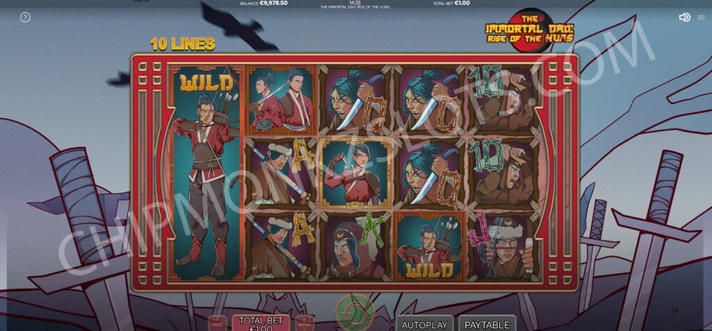 Immortal Dao: Rise of the Huns Arcadem Slot Review Online Slots Casino Bonus 