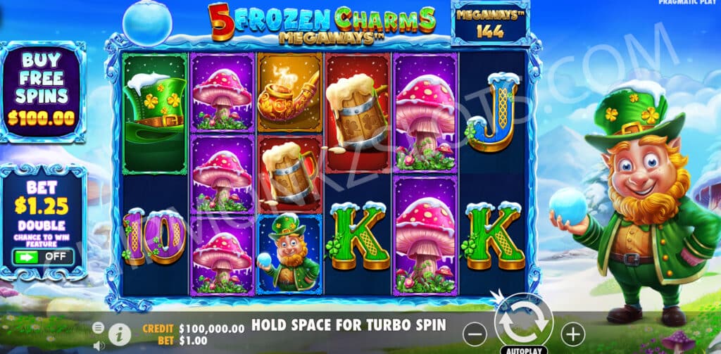 5 Frozen Charms Megaways Pragmatic Play Slot Review Online Slots Casino New Volatile