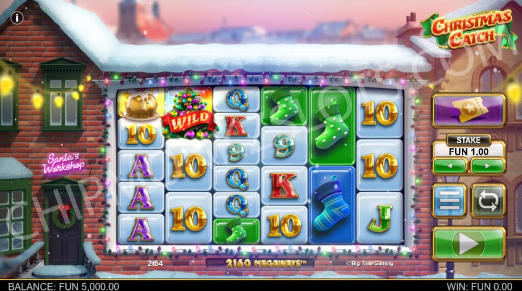 Christmas Catch Big Time Gaming Online Slots Casino New Upcoming