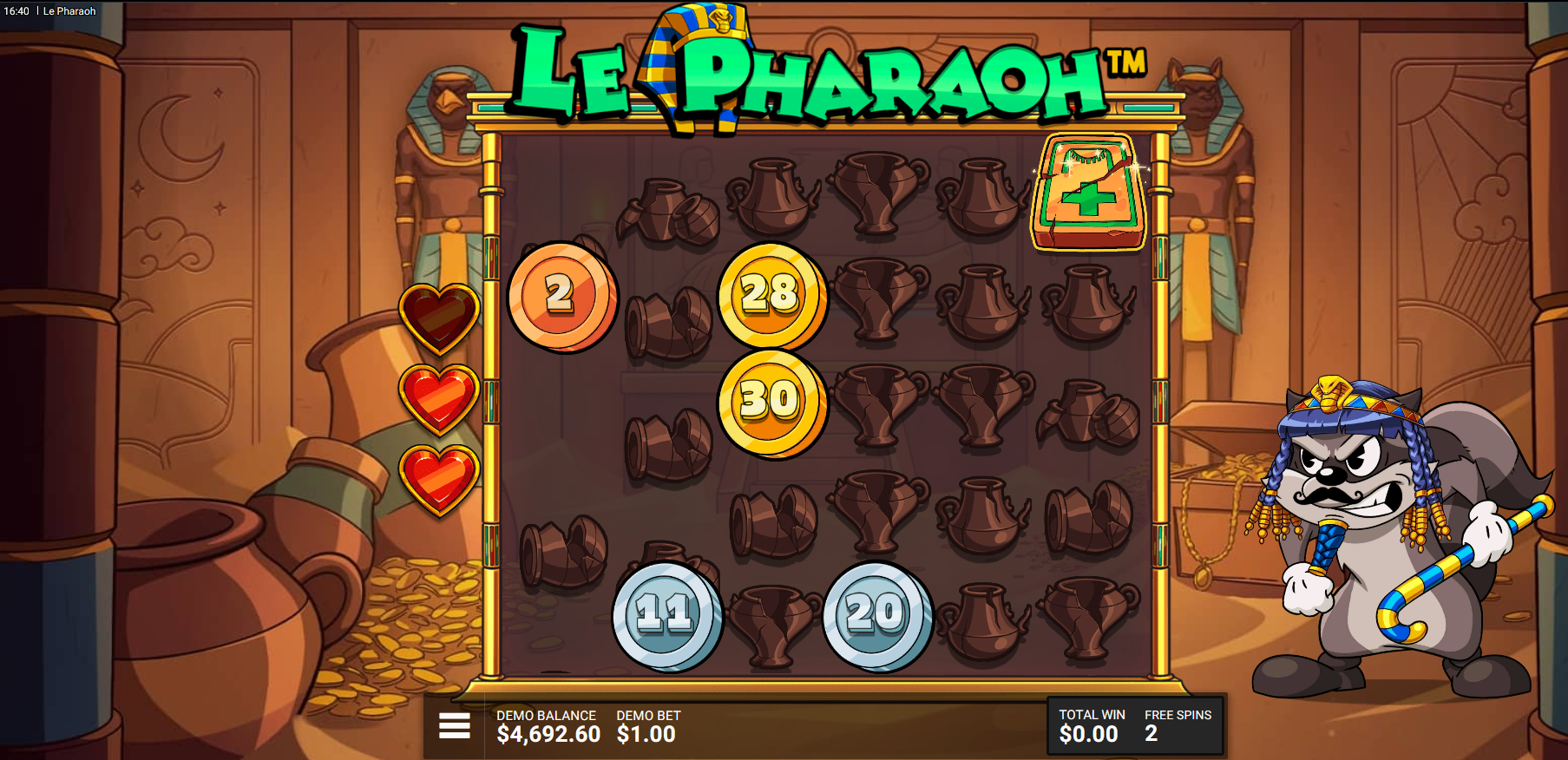 le pharaoh slot rtp