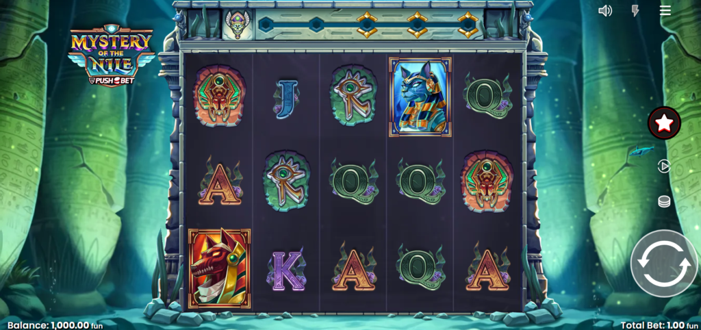 Mystery Of The Nile Push Gaming Slot Review Online Slots Casino New Volatile 