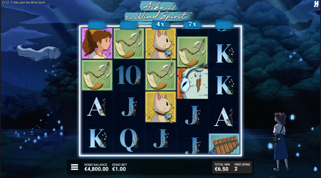 Aiko And The Wind Spirit Hacksaw Gaming Slot Review Online Slots Casino New Volatile Bonus Free Game Spin