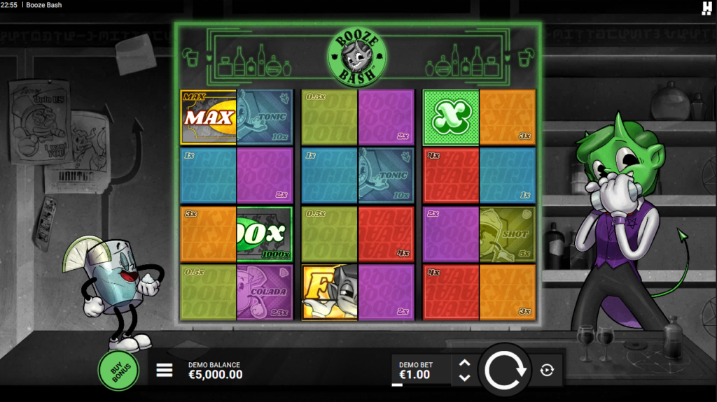 Booze Bash Hacksaw Gaming Slot Review Online Slots Casino New Volatile