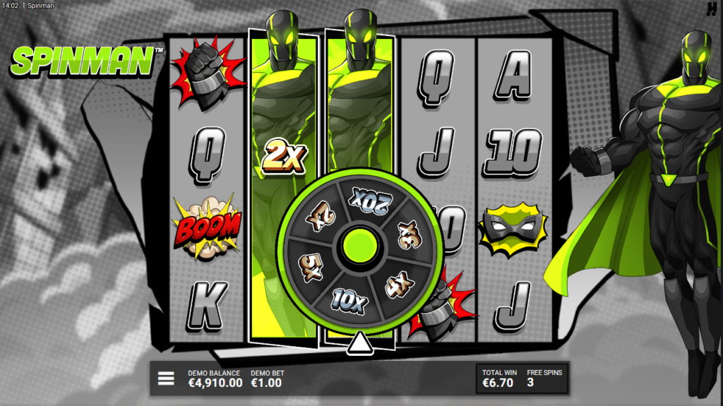 Spinman Hacksaw Gaming Slot Review Online Slots Casino New Volatile Pay Table Line