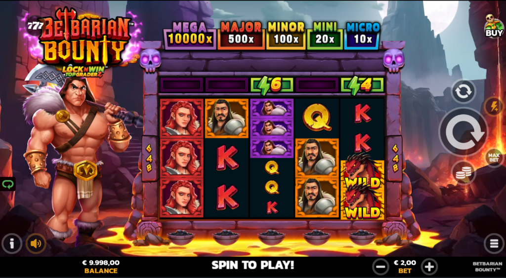 Betbarian Bounty PearFiction Studios Slot Review Online Slots Casino New Volatile