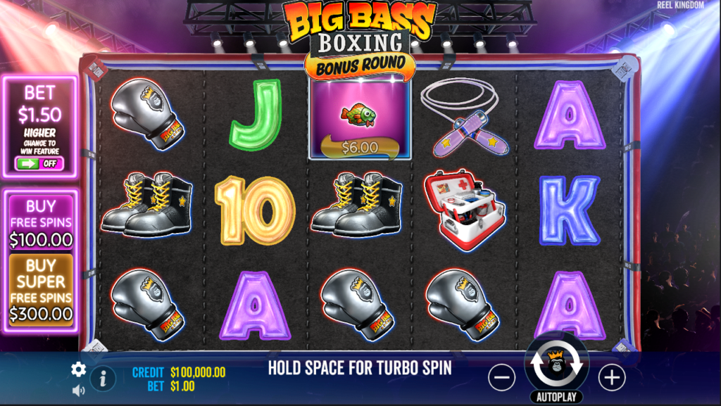 Big Bass Boxing Bonus Round Reel Kingdom Slot Review Online Slots Casino New Volatile