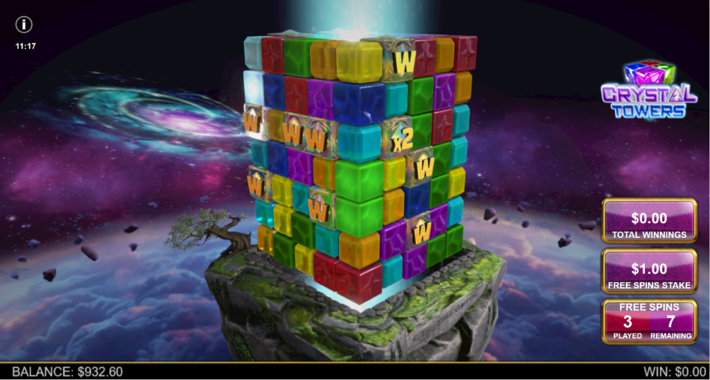 Crystal Towers Big Time Gaming Slot Review Online Slots Casino New Volatile