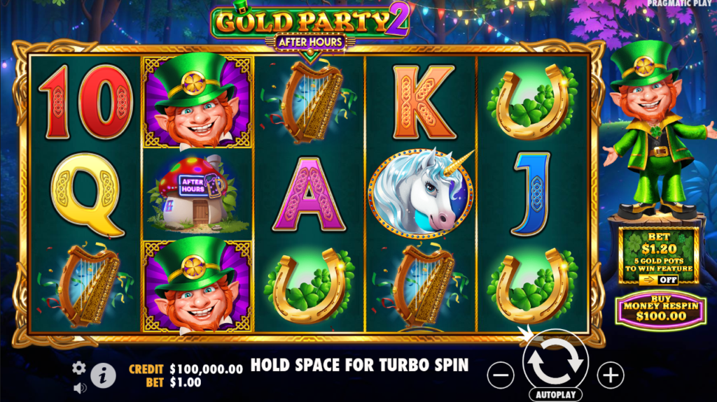 Gold Party 2 After Hours Pragmatic Play Slot Review Online Slots Casino New Volatile