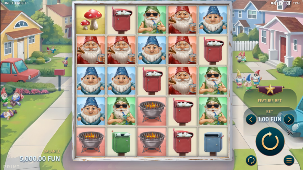 Uncle Profit Print Studios Slot Review Online Slots Casino New Volatile