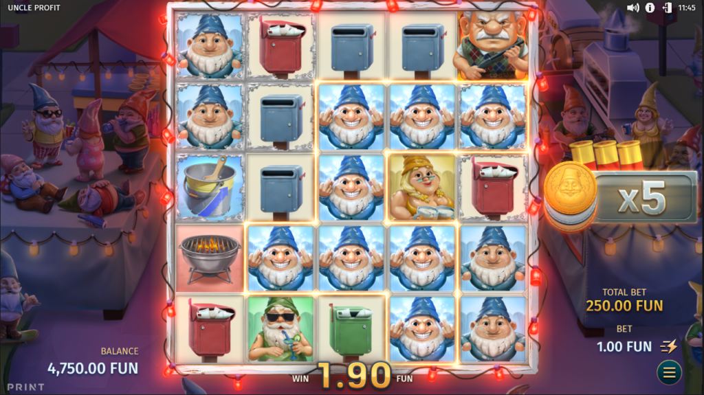 Uncle Profit Print Studios Slot Review Online Slots Casino New Volatile