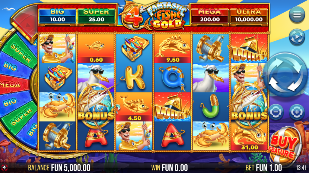 4 Fantastic Fish Gold 4ThePlayer Slot Review Online Slots Casino New Volatile