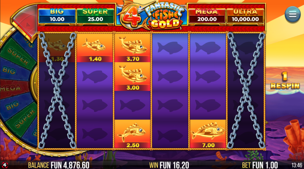 4 Fantastic Fish Gold 4ThePlayer Slot Review Online Slots Casino New Volatile Bonus Free Spin Respin