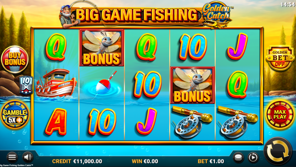 Big Game Fishing Golden Catch Reflex Gaming Slot Review Online Slots Casino New Volatile