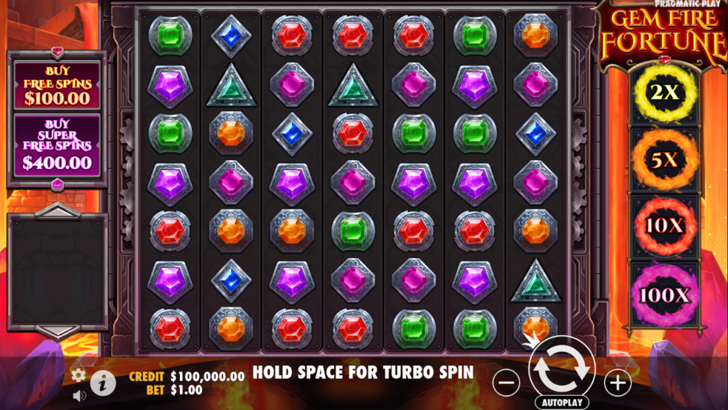 Gem Fire Fortune Pragmatic Play Slot Review Online Slots Casino New Volatile