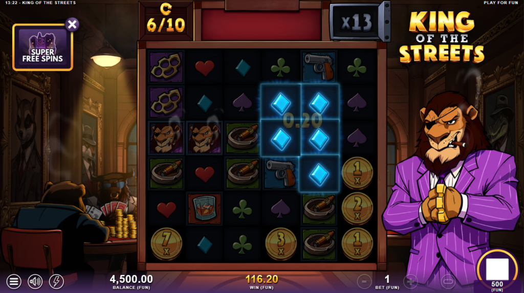 King of the Streets SlotMill Slot Review Online Slots Casino New Volatile Symbols Pay Table Line Free Spins