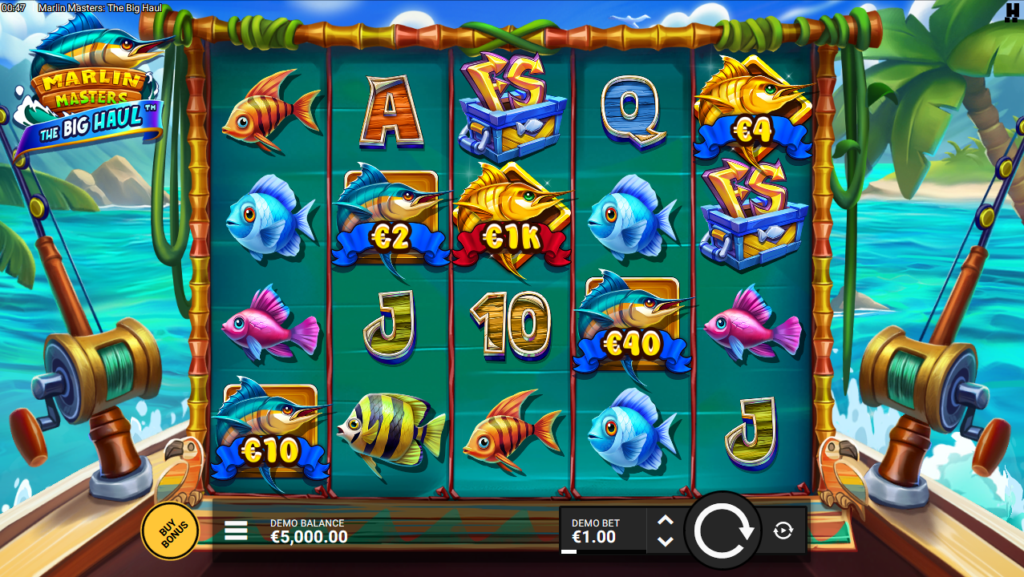 Marlin Masters The Big Haul Hacksaw Gaming Slot Review Online Slots Casino New Volatile