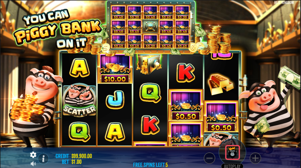 You Can Piggy Bank On It Reel Kingdom Online Slots Casino New Volatile Bonus Free Spins Games