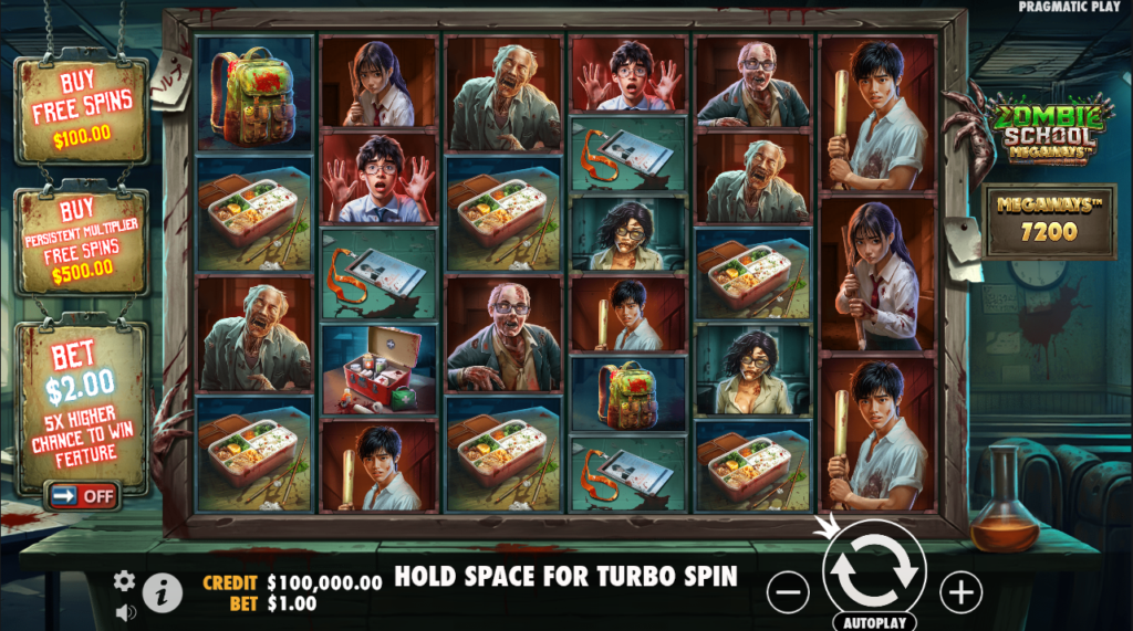 Zombie School Megaways Pragmatic Play Slot Review Online Slots Casino New