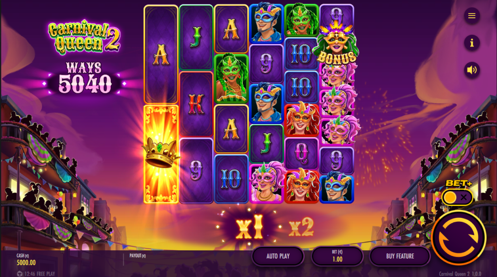 Carnival Queen 2 Thunderkick Slot Review Online Slots Casino New Volatile