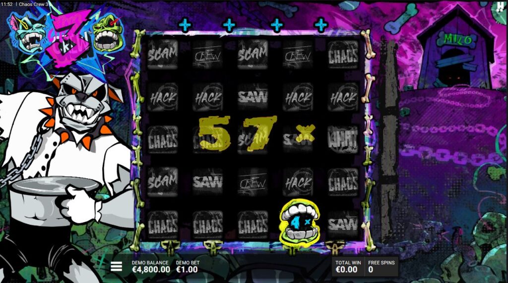 Chaos Crew 3 Hacksaw Gaming Slot Review Online Slots Casino New Volatile Base Game Bonus Buy Free Games Spins