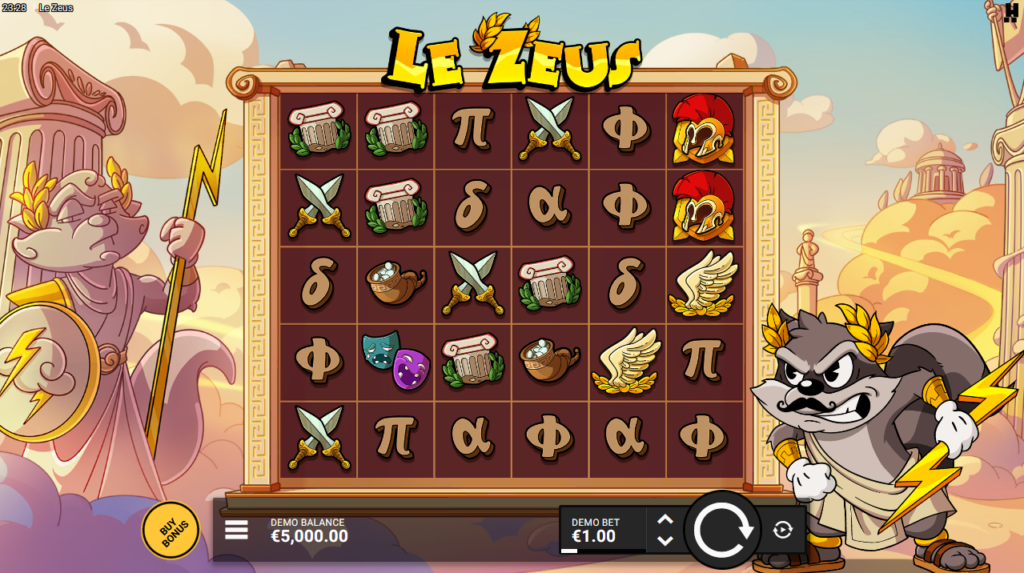 Le Zeus Hacksaw Gaming Slot Review Online Slots Casino New Volatile