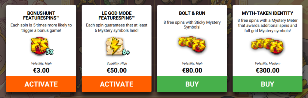 Le Zeus Hacksaw Gaming Slot Review Online Slots Casino New Volatile Bonus Buy Free Games Spins