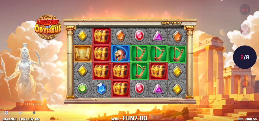 The Legend Of Odysseus Slammer Studios Slot Review Online Slots Casino New Volatile Free Spins Bonus
