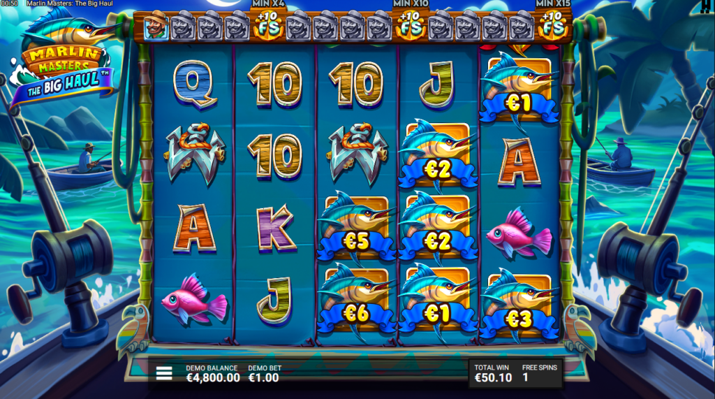 Marlin Masters The Big Haul Hacksaw Gaming Slot Review Online Slots Casino New Volatile Bonus Buy Free Spins Games