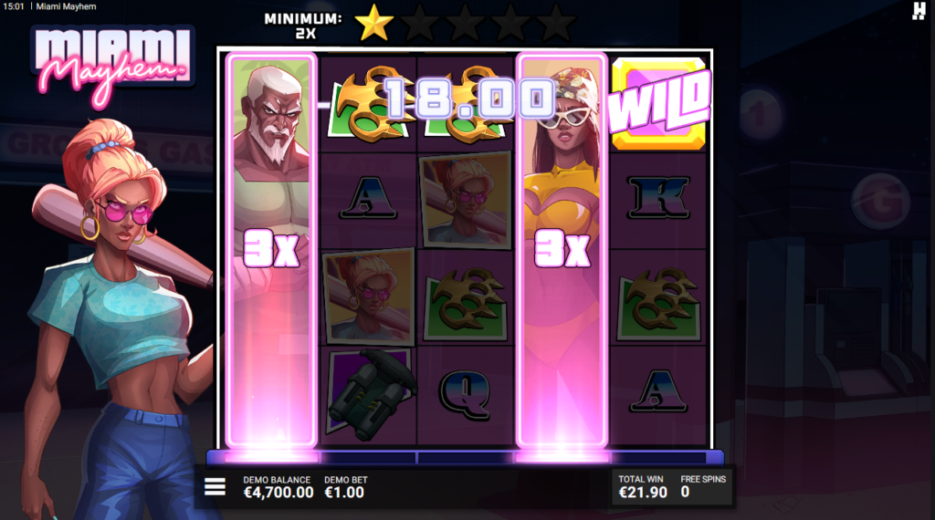 Miami Mayhem Hacksaw Gaming Slot Review Online Slots Casino New Volatile Bonus Buy Free Spins Games