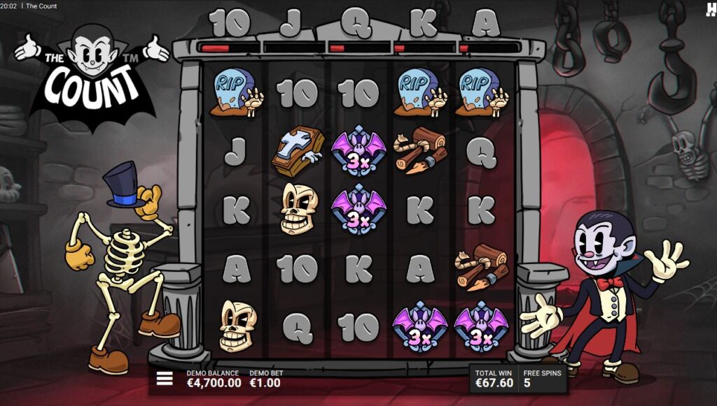 The Count Hacksaw Gaming Slot Review Online Slots Casino New Volatile Free Games Bonus Spins