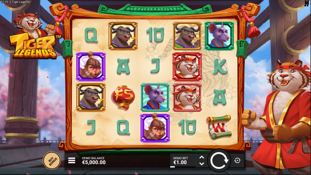 Tiger Legends Hacksaw Gaming Slot Review Online Slots Casino New Volatile