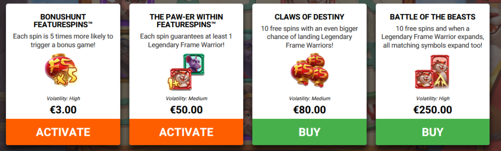 Tiger Legends Hacksaw Gaming Slot Review Online Slots Casino New Volatile Bonus Buys 