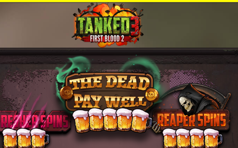 Tanked 3 First Blood 2 Nolimit City Slot Review Online Slots Casino New Volatile