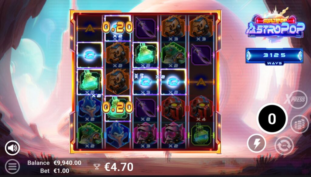 AstroPop AvatarUX Slot Review Online Slots Casino New Volatile Bonus Buy Free Spins Games