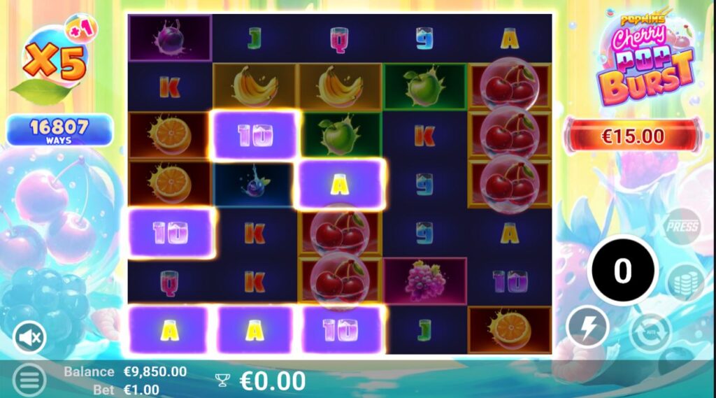 CherryPop Burst AvatarUX Slot Review Online Slots Casino New Volatile Symbols Pay Table Line Bonus Buy Free Games Spins