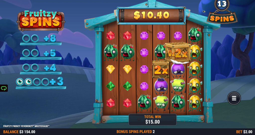 Fruitzy Frenzy Feverenz MultiChase Foxium Slot Review Online Slots Casino New Volatile Bonus Free Games Spins