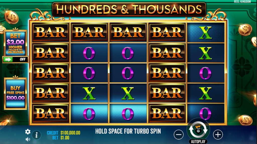 Hundreds And Thousands Reel Kingdom Online Slots Casino New Volatile