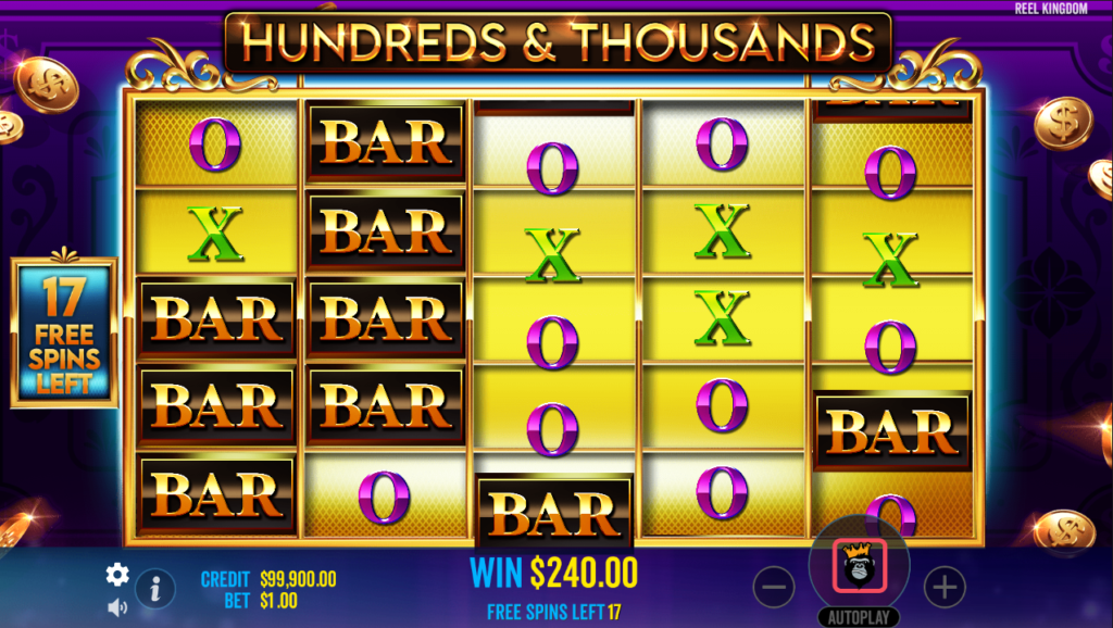Hundreds And Thousands Reel Kingdom Online Slots Casino New Volatile