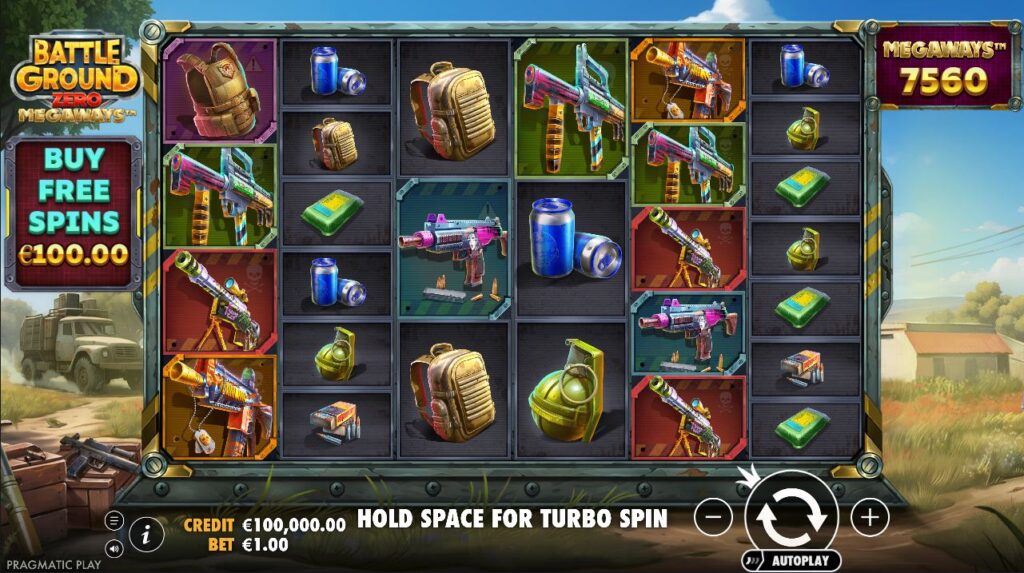 Battle Ground Zero Megaways Pragmatic Play Slot Review Online Slots Casino New Volatile