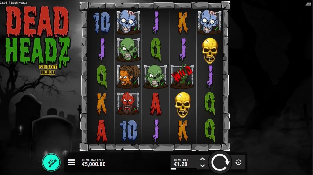 Dead Headz Jinx Gaming Slot Review Online Slots Casino New Volatile